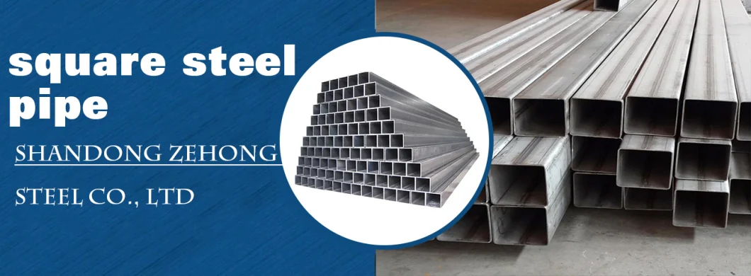 ASTM A500 En10210 Squre Steel Pipe Building Material Steel Products