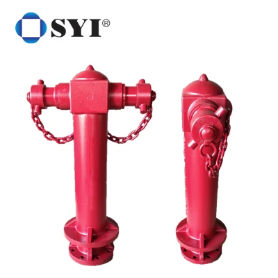 Syi BS750 Outdoor Cast Iron Pillar Double Outlet Fire Hydrant Price