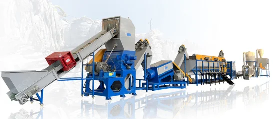 1000kg/Hr Complete PP PE Film Crushing Washing Squeezing and Pelletizing Line Recycling Solution